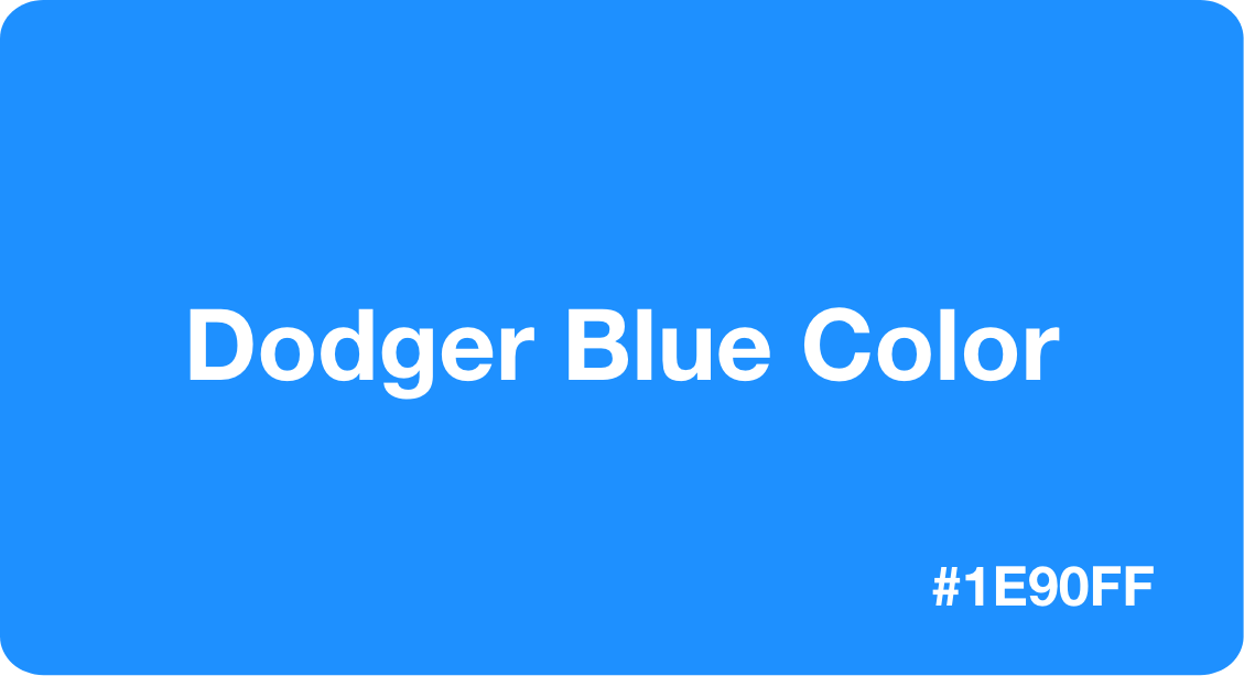 Dodger Blue Color Best Practices, Color Codes, Palettes & More!
